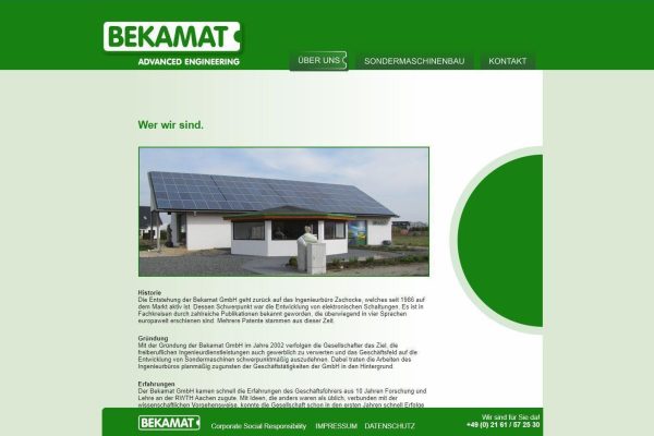 www webdesign website bekamat