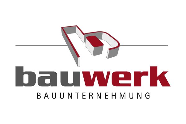 grafikdesign logo bauwerk bauunternehmung