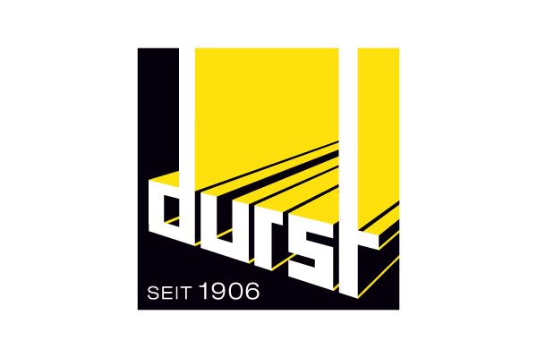 grafikdesign logo durstbau seit 1906