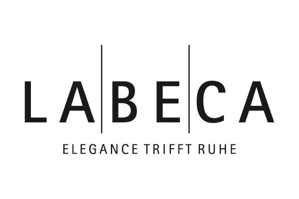 grafikdesign logo labeca elegance trifft ruhe