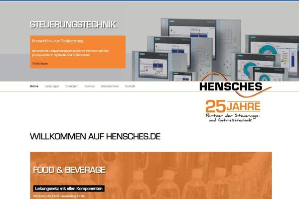 www webdesign website hensches