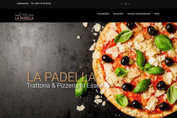 www webdesign website la padella