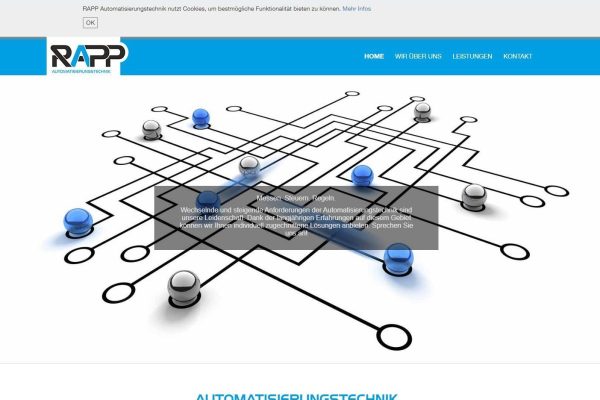 www webdesign website rapp automatisierungstechnik